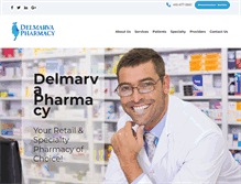 Tablet Screenshot of delmarvapharmacy.com